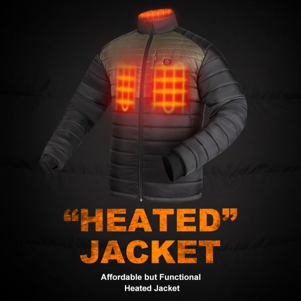 Waterproof Men'S Battery Electric Heated Jacket Anti Wind