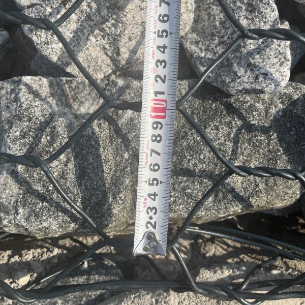 Economical Galvanized/PVC Coated 100mmx120mm Hexagonal Woven Gabion Basket for Landscaping