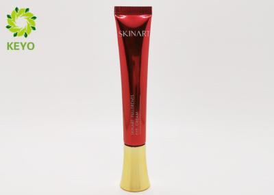 PE Plastic Cosmetic Cream Tube , Shiny Red Color 0.67 OZ Eye Cream Tube