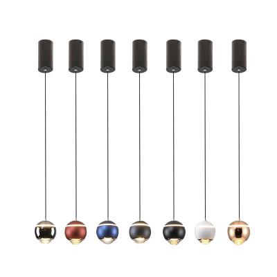 Tuya Single Head LED Pendant Light 3000k-6000k Spherical Pendant Lighting