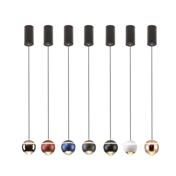 Tuya Single Head LED Pendant Light 3000k-6000k Spherical Pendant Lighting