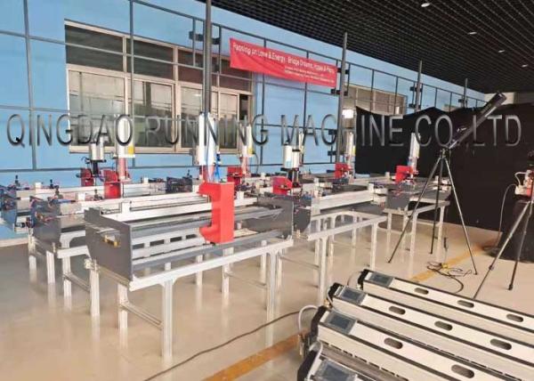 máquina de perfuração pneumática do dedo da máquina de perfuração da correia transportadora do plutônio do PVC de 2100mm