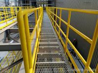 Grille en acier antidérapante en métal déployé à trou hexagonal robuste