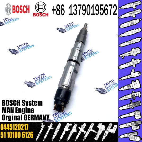 Bocal comum 0445120217 do injetor do trilho do CR do inyector do combustível diesel para o caminhão TGA 51101006064 do motor do HOMEM de Bosch