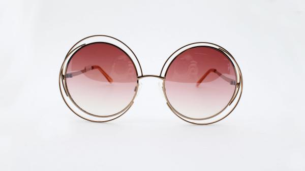 Ladies' fashion accessories Metal sunglasses 2019 fashion design UV 100% Round idea