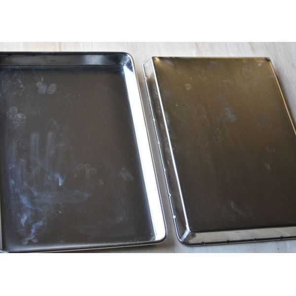 поднос выпечки металла подноса нержавеющей стали 304 650*450*26мм твердый для печи