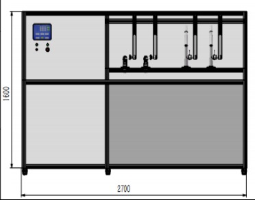 Sanitary Tapware Hot & Cold Mixing Valve Cartridge Life Test Machine