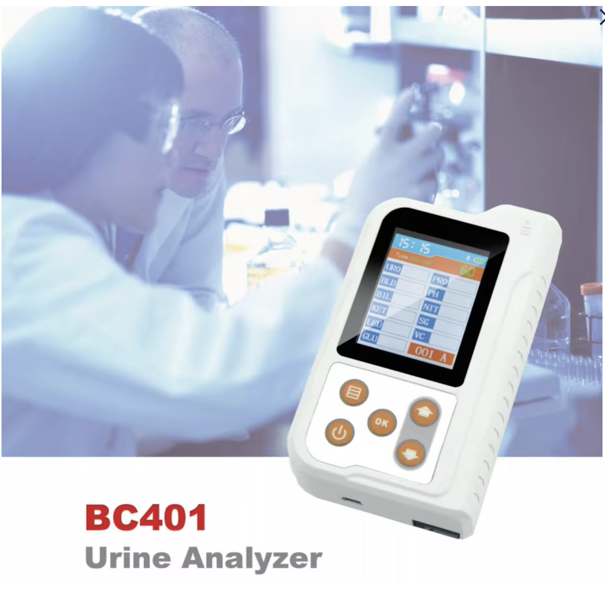 2.4 Équipement de diagnostic médical LCD micro USB analyseur d'urine portatif