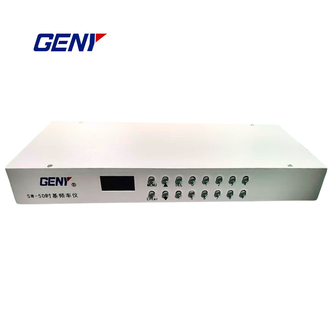 Instrument de fréquence à base de temps SW-5D avec 7 sorties standard sélectionnables, écran OLED 1,3