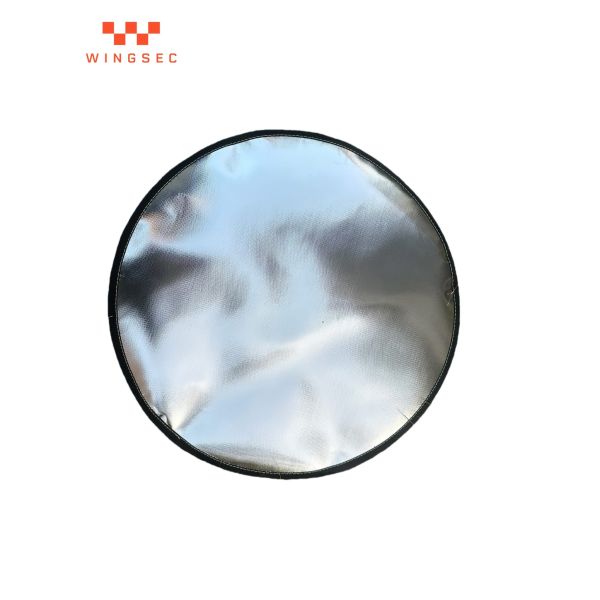 Fiberglass Under Fire Pit Mat 0.4mm Fireproof Mat For Under Grill