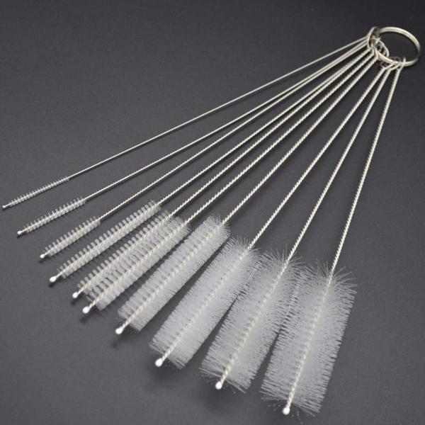 Nettoyage des tubes Brosses en nylon Nettoyage des tubes de test Brosses à paille