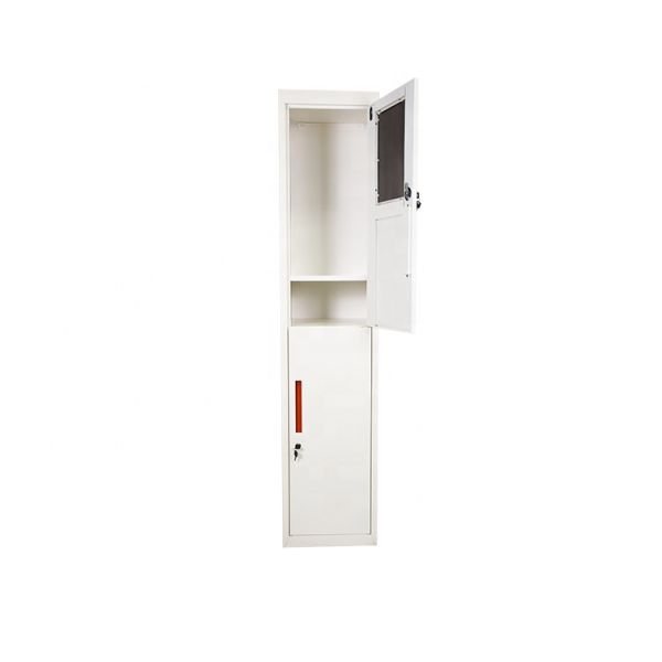 2 Door Steel Storage Locker School Wardrobe Modern Colorful Clothes Customized