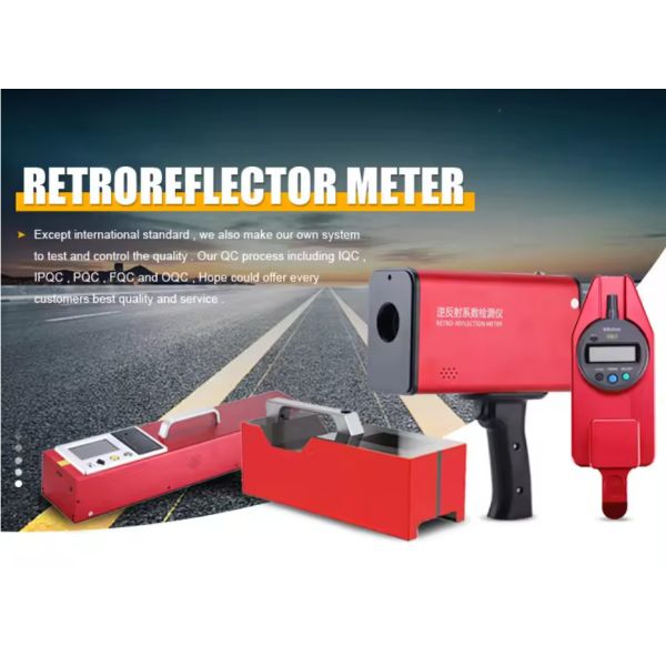 Medidor retrorreflector de alta precisión de visibilidad para señales de tráfico