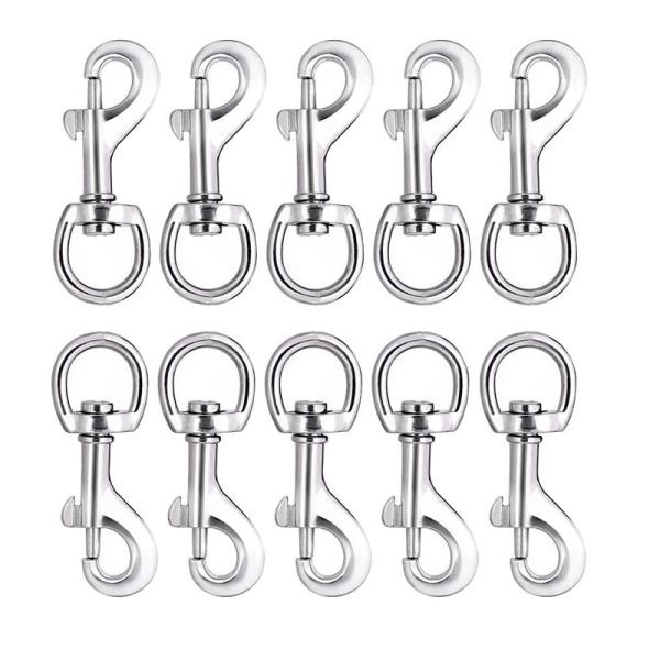 OEM Acceptance Stainless Steel Swivel Eye Bolt Snap for Heavy Industry Needs