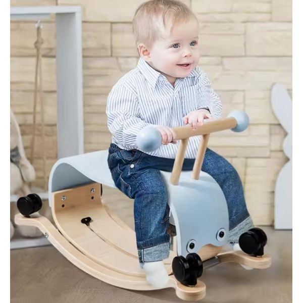 Mail Packing Y Wooden Kiddie Ride Horse Montessori Educational Activity for Toddlers
