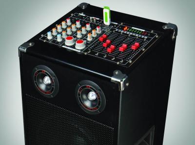 2.0CH professional stage audio speaker with function USB/SD/FM