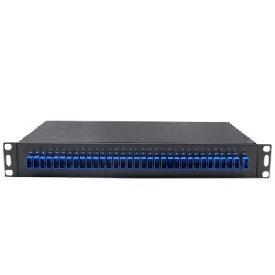 A cremalheira ótica do divisor 1×32 montou o tipo divisor de ODF da fibra ótica do PLC do único modo com os adaptadores da fibra do SC (7233217)