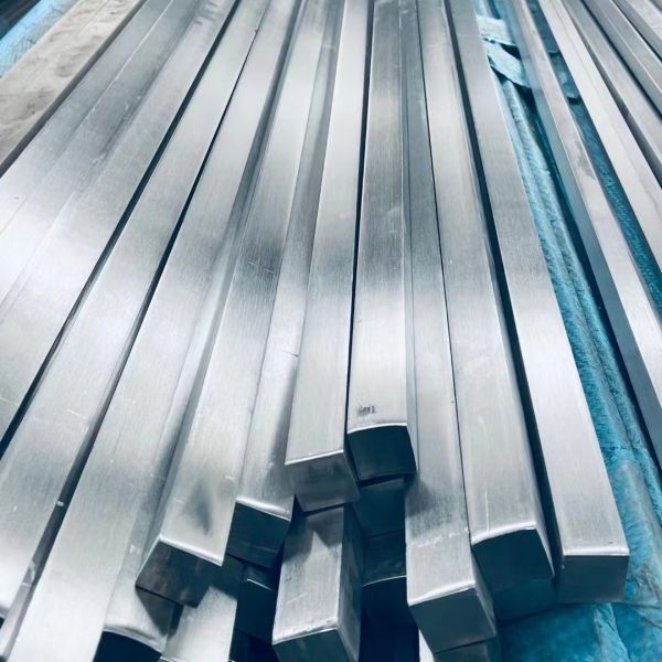 ASTM A276 TP316L Stainless Steel Square Bar TP316L Soild Square Rod 100*100mm Hairline Surface