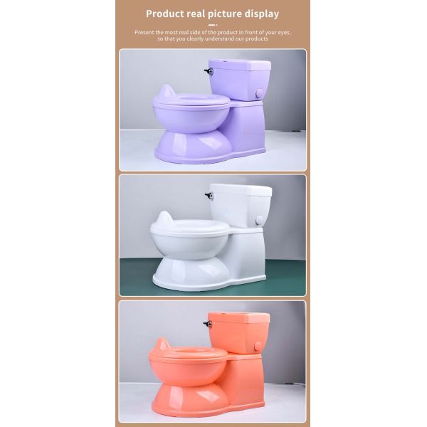 Custom Logo Baby Potty Toilet EN-71 Certified Purple Training Potty for Babies