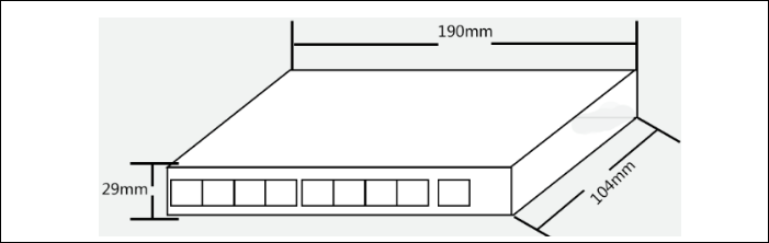 Anomaly Link Detection PoE Network Switch 8 Port 10 / 100M SFP Port  For IP Camera