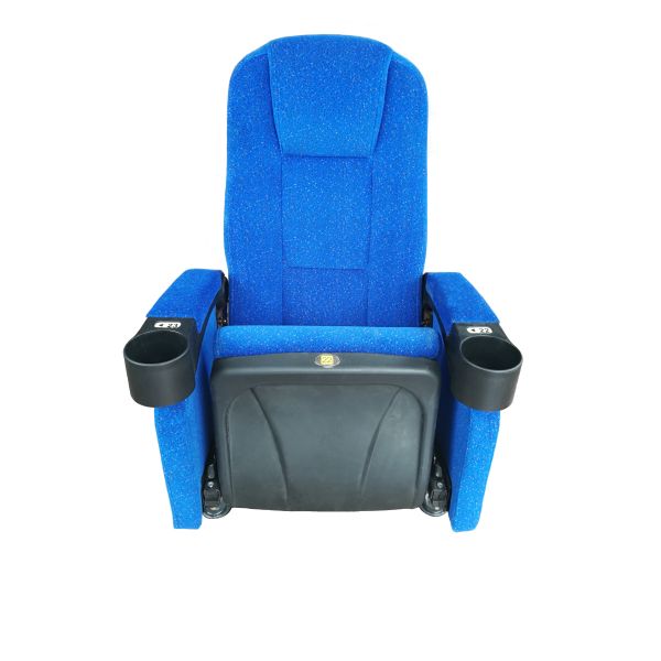 Space Saving Commercial Theater Seating Row LED Side Light Comfort Ensured