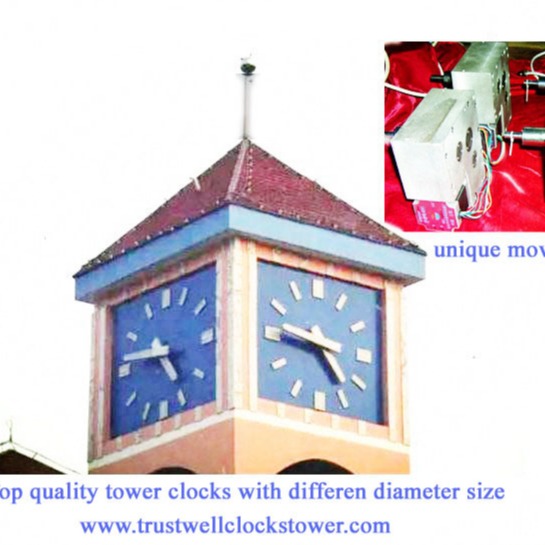 Tower Clocks and floral clocks with movement mechanism motor 1m 2m 3.5m 4m 5m 7m 8m dia.