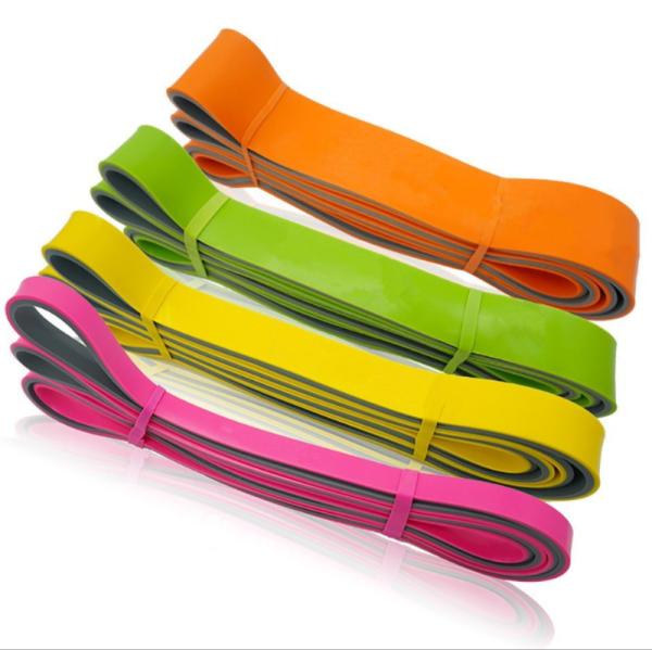 2080mm Pull Up Yoga Resistance Band Easy To Carry Two Colors