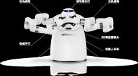 A máquina de limpeza automática do café do robô 60 copos do shopping para fazer derrama sobre o café