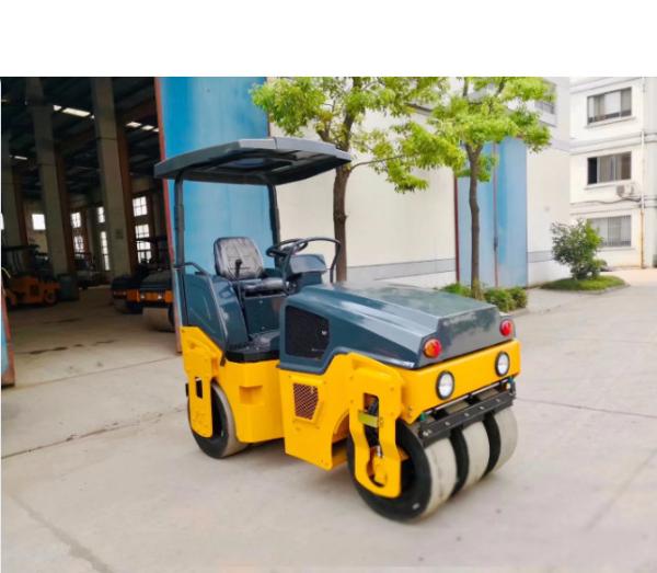 Direção hidráulica de 3 Ton Asphalt Pneumatic Tire Road Roller
