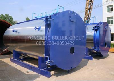 LDO 1500kgs/Hr Oil Fired Steam Boiler Efficiency 1.25kg/Cm2g Horizontal Natural Gas Boiler