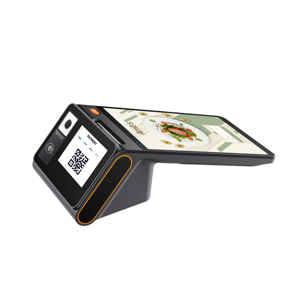 Handheld Portable POS Terminal Dual SIM 4G With 3000mAh Battery QR Scanner