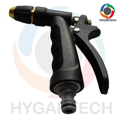 Multi Purpose Brass Garden Hose Spray Gun / Nozzle Set With Adjustable Trigger