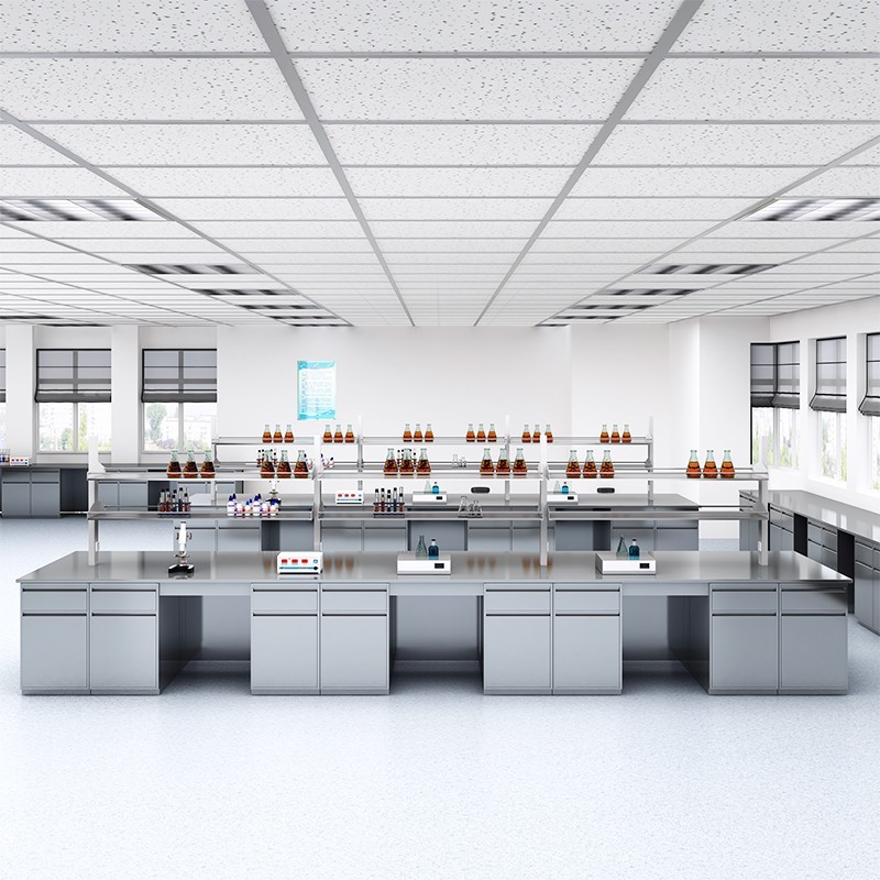 Sterile Cleanroom Stainless Steel Bench 304 / 316 Stainless Steel Work Table