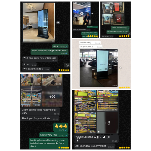 32 Inch LCD Display Wall Mount Self Ordering Kiosk with 3-Year Warranty for Fast Food and Retail