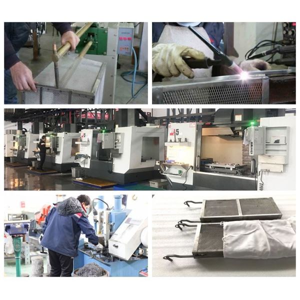 Polished Surface Titanium Anodizing Jigs Customized Gr1 Gr2