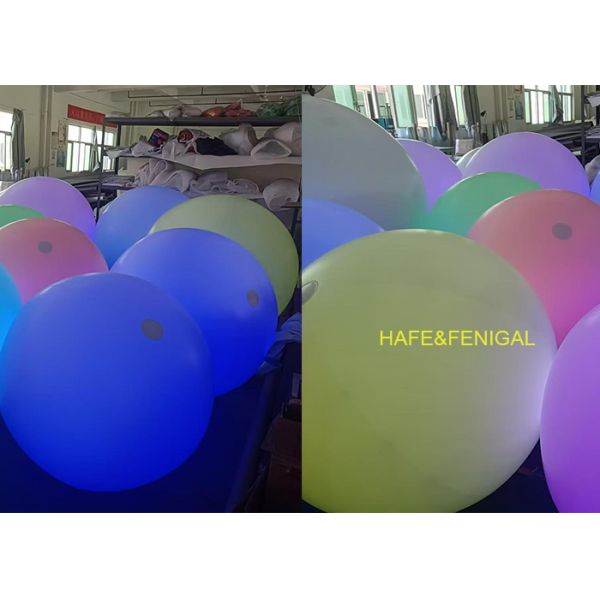 4ft Tap To Change Color LED RGB Interactive Balloon Light For Throwing At Auditoriums