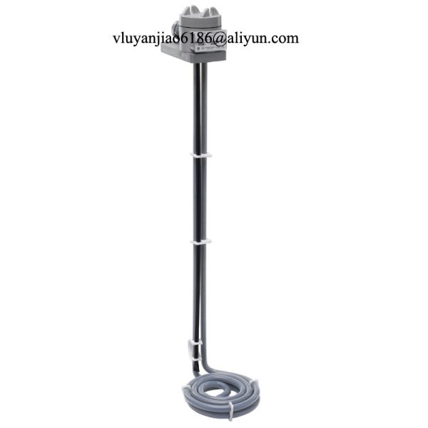 TEFLON PTFE Immersion Heaters Fluoropolymer Bottom Electric Immersion Heaters