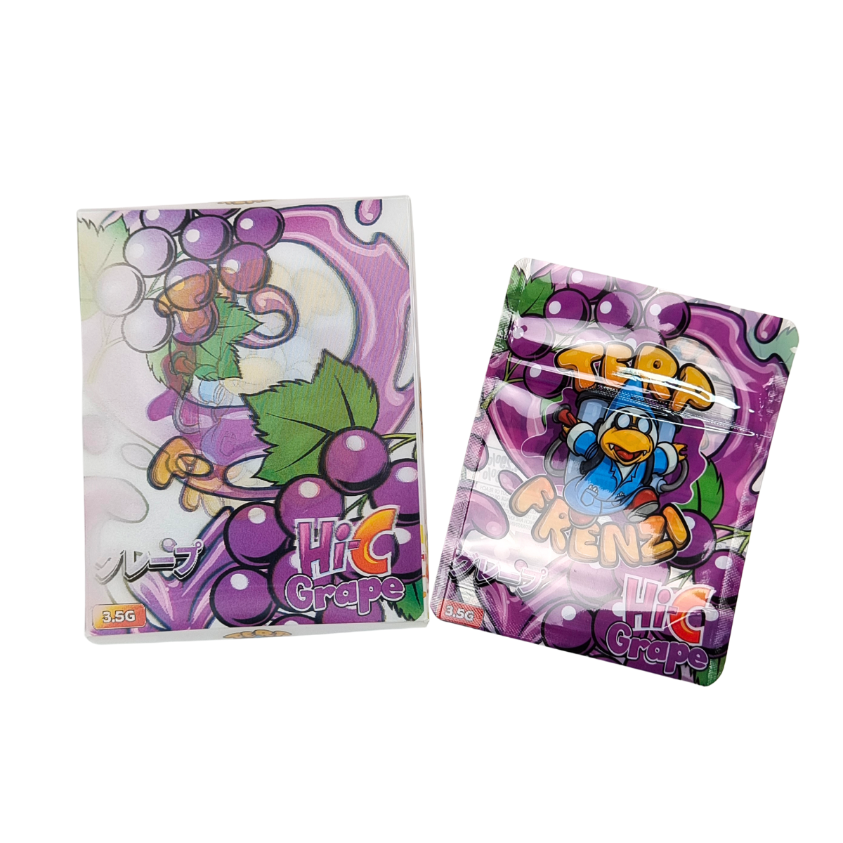 Custom Cartoon Mylar Bags Zipper Lock 3.5g 7g 14g Cali Pouches Smell Proof Edible Packaging For Cookies Sugars 3.5 Paper Box
