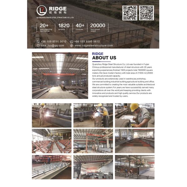 Casa de construcción prefabricada de acero ligero Diseño industrial Excelente resistencia sísmica Edificio prefabricado para almacenes