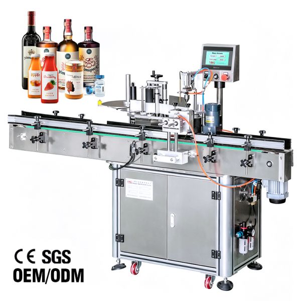 Multifunctional Automatic Labeler Glass Plastic Water Bottle Labeling Machine Applicator Touchscreen