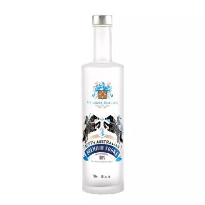 500 ml 750 ml de vidro Vodka Whisky Spirit Vazio Flint Glass Baijiu garrafa de azeite personalizado