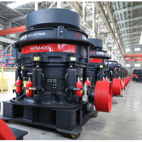 HPM Multi-cylinder Hydraulic Cone Crusher HPM400 Improves the Crushing Efficiency