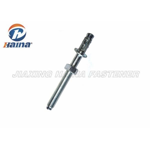 Grade 4.8 Expansion Anchor Bolt / Zinc Plated Wedge Anchor with Nut and Washer