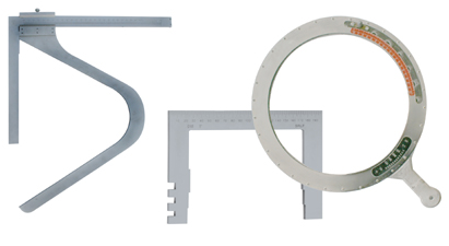 Carbon Steel Rig Floor Handling Tools API Type Three Point / Multi Ring Thread Gauge