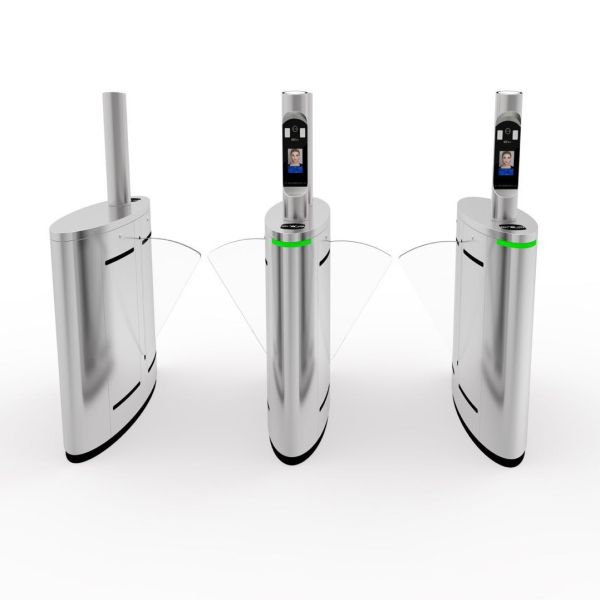 Акриловый турникет барьера щитка руки с людьми отпечатка пальцев 40/минутой