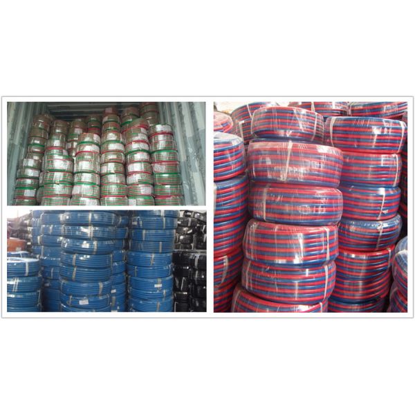 1 Inch Industrial Two Layers Polyester Fiber Braided Rubber Air Hose WP 20 bar 300 psi