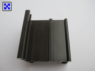 Black 6063 - T5 Aluminium Trim Profiles , Aluminium Extruded Profiles T3 - T6 Temper