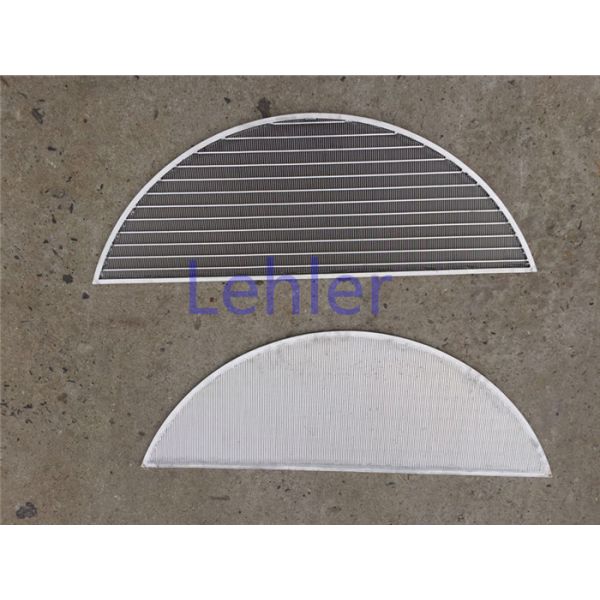 Brewer Grains Sieve Tray Distillation Column , Lehler SS Mist Eliminator