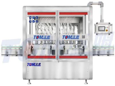 10 Nozzle Edible Oil Filling Machine PLC Controlled Piston Filling Machine