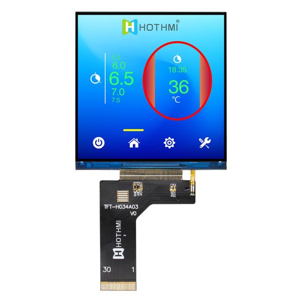 3.4 inch square color LCD module 480X480px color screen module NV3049/MIPI